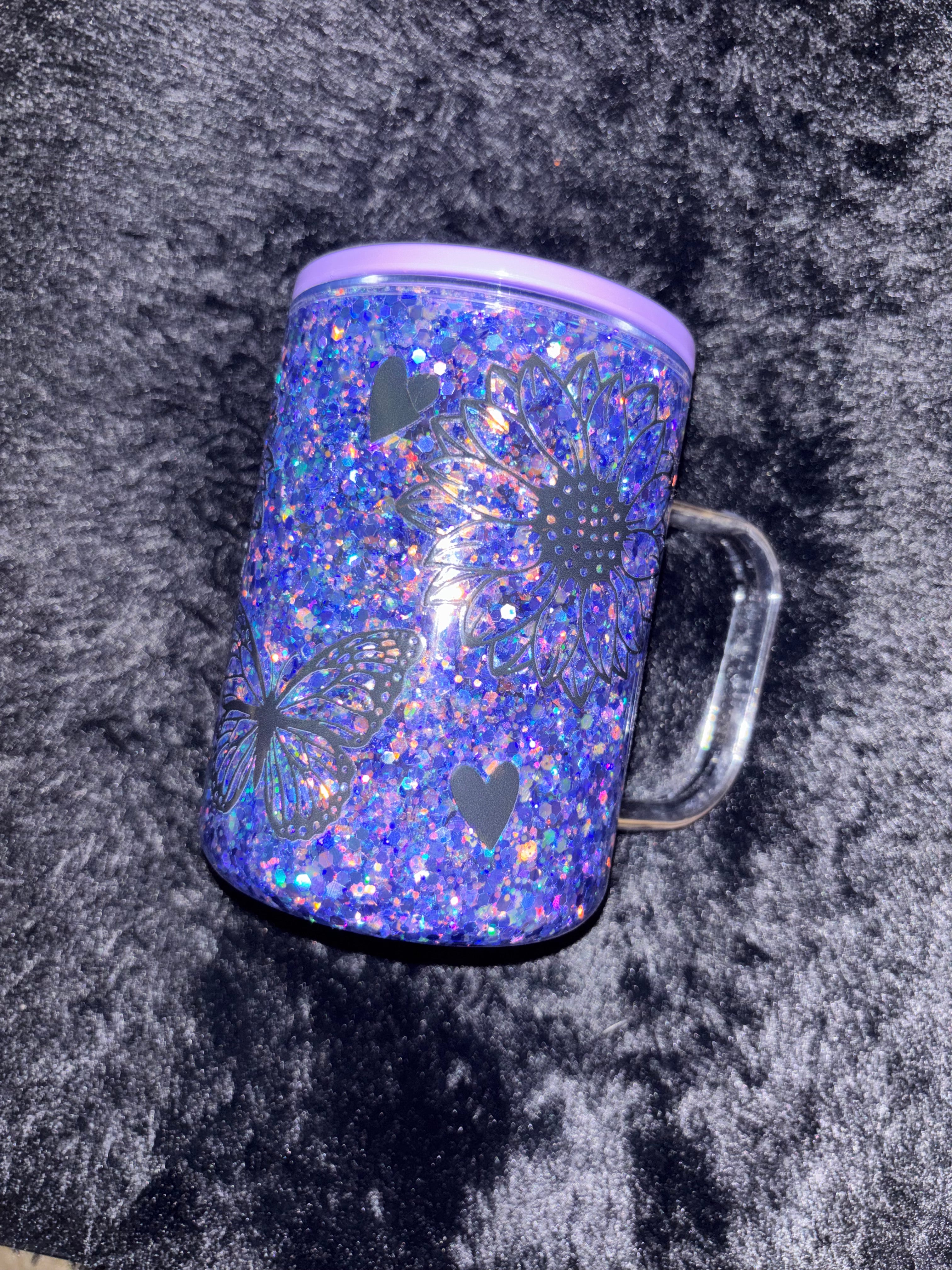 Butterfly/Flower - 17oz