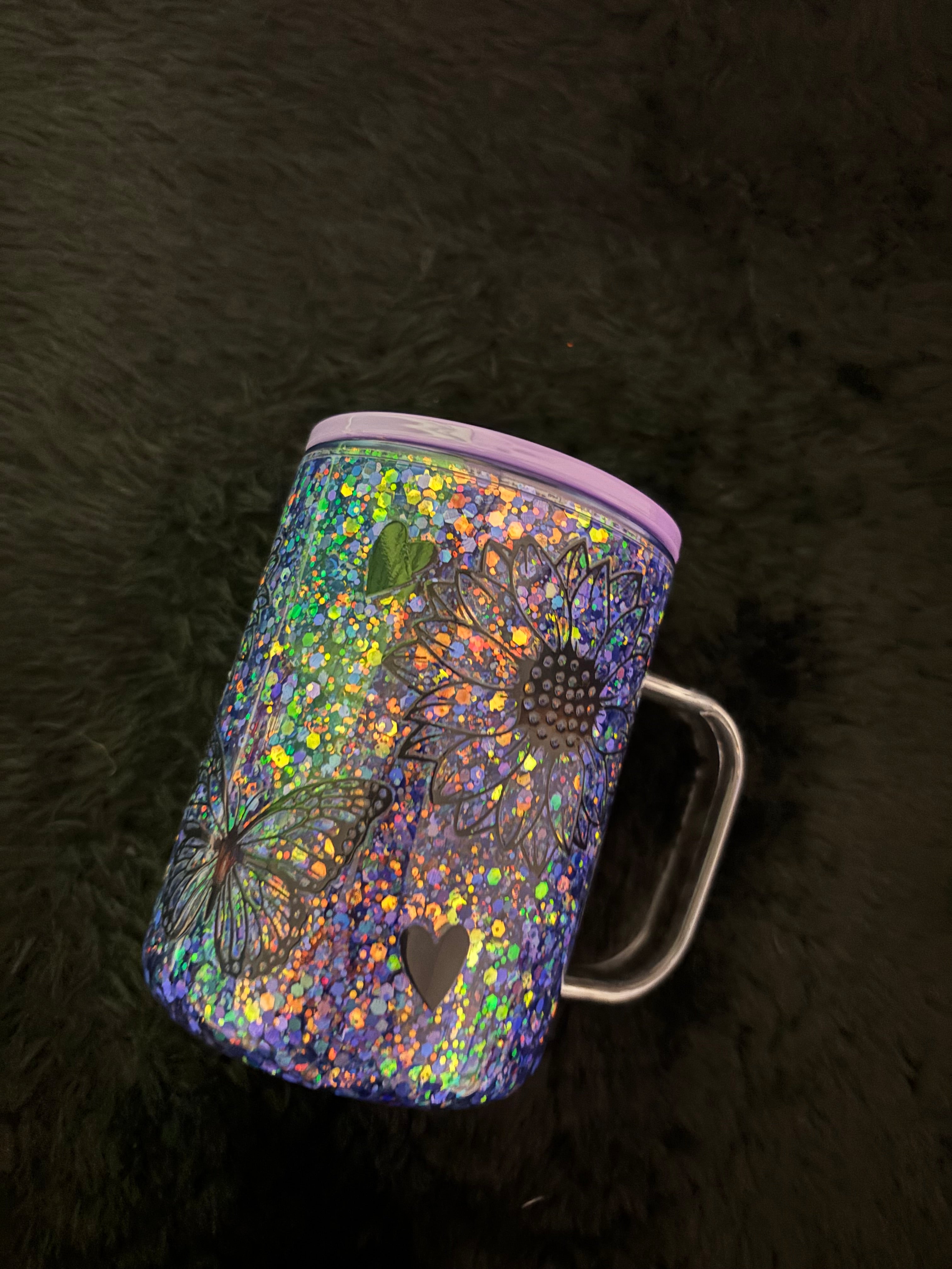 Butterfly/Flower - 17oz